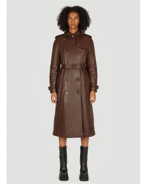 burberry padded trench coat